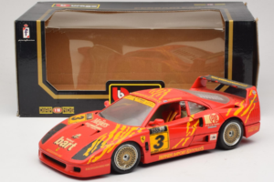 Ferrari F40 Evoluzione #3 Brummel Red 1987 Bburago 1:18 3022-P2 Diecast - image 8 of 8