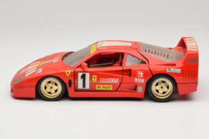 Ferrari F40 Evoluzione #1 Pirelli Red 1992 Bburago 1:18 3042-P1 Diecast - image 4 of 8
