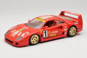 Ferrari F40 Evoluzione #1 Pirelli Red 1992 Bburago 1:18 3042-P1 Diecast