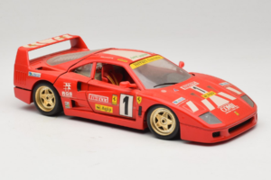 Ferrari F40 Evoluzione #1 Pirelli Red 1992 Bburago 1:18 3042-P1 Diecast - image 6 of 8