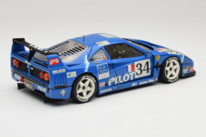 Ferrari F40 Evoluzione #34 Blue Custom 1987 Bburago 1:18 3032-C1 Diecast - image 3 of 8