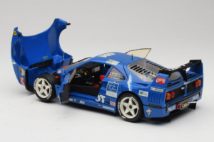 Ferrari F40 Evoluzione #34 Blue Custom 1987 Bburago 1:18 3032-C1 Diecast - image 5 of 8