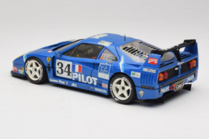 Ferrari F40 Evoluzione #34 Blue Custom 1987 Bburago 1:18 3032-C1 Diecast - image 7 of 8