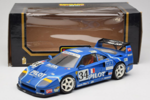Ferrari F40 Evoluzione #34 Blue Custom 1987 Bburago 1:18 3032-C1 Diecast - image 8 of 8