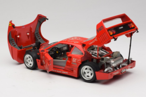 Ferrari F40 Evoluzione FC Nürnberg Special Edition Red Bburago 1:18 3042-FCN Diecast - image 5 of 8