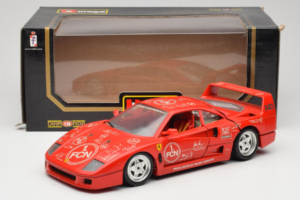 Ferrari F40 Evoluzione FC Nürnberg Special Edition Red Bburago 1:18 3042-FCN Diecast - image 8 of 8