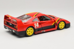 Ferrari F40 Evoluzione #14 L. Dalla Noce H&R Red with Yellow Wheels 1992 Bburago 1:18 3042-H1 Diecast - image 3 of 8