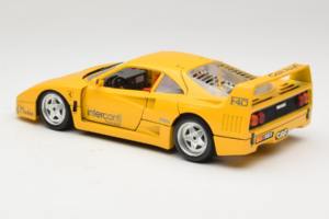 Ferrari F40 Interconti Car HiFi Yellow Bburago 1:18 3032-I1 Diecast - image 7 of 8