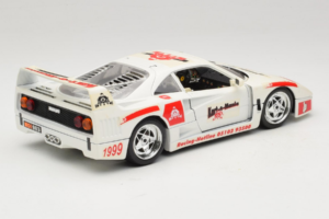 Ferrari F40 Kart-o-Mania White Bburago 1:18 3332-W3 Diecast - image 3 of 8