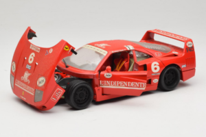 Ferrari F40 #6 V. Colombo L'Indipendente Red 1987 Bburago 1:18 3032-L1 Diecast - image 2 of 8
