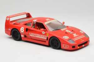 Ferrari F40 #6 V. Colombo L'Indipendente Red 1987 Bburago 1:18 3032-L1 Diecast - image 6 of 8