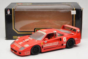 Ferrari F40 #6 V. Colombo L'Indipendente Red 1987 Bburago 1:18 3032-L1 Diecast - image 8 of 8
