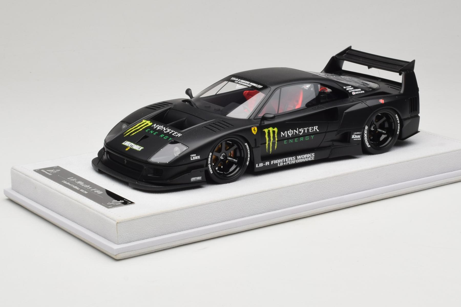 Ferrari F40 LB Works 1:18 Monster Energy Resin