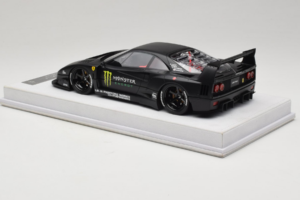 Ferrari F40 LB Works Monster Energy Matt Black BBA 1:18 REMC026 Resin - image 5 of 7