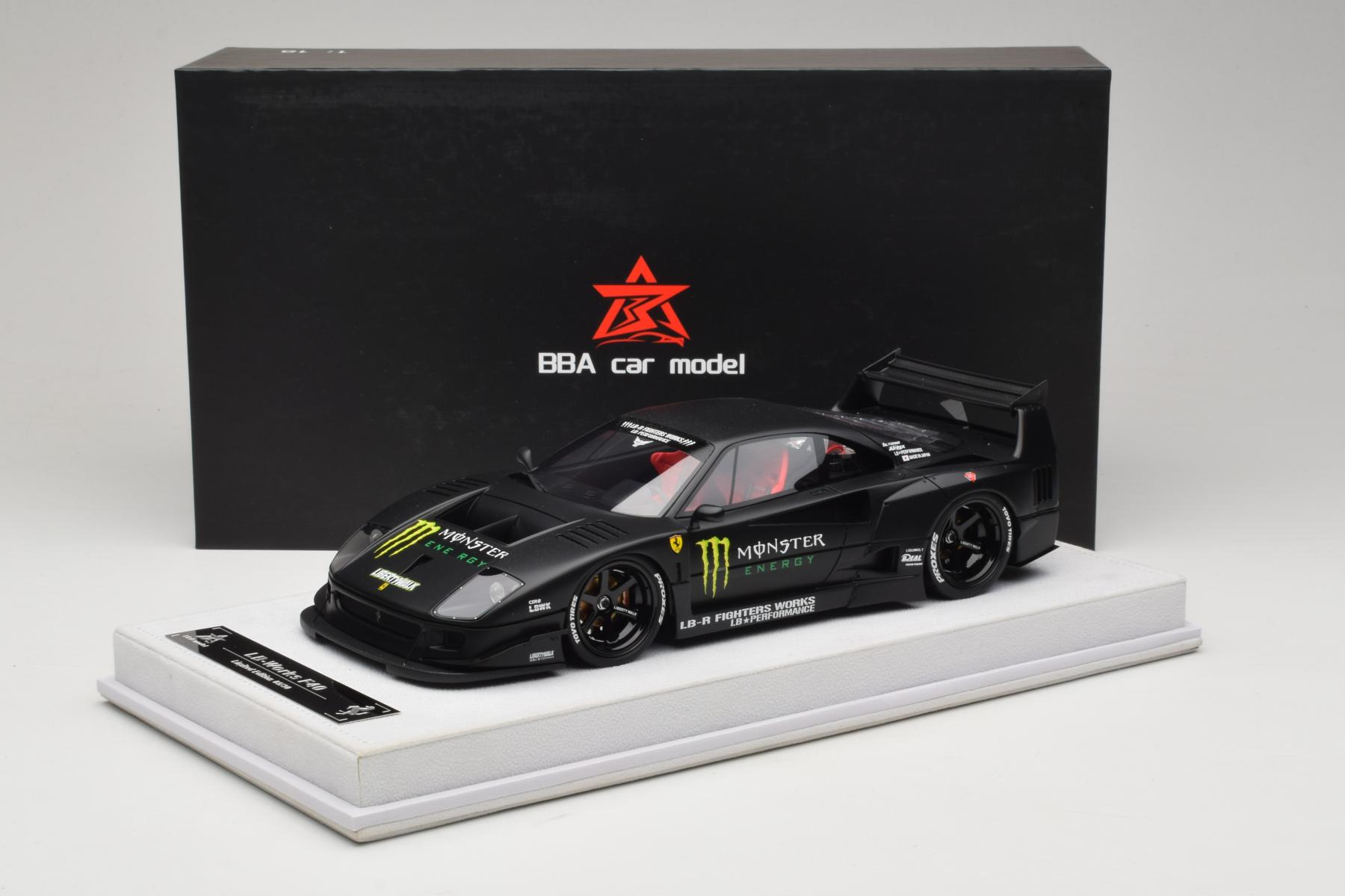 Ferrari F40 LB Works 1:18 Monster Energy Resin