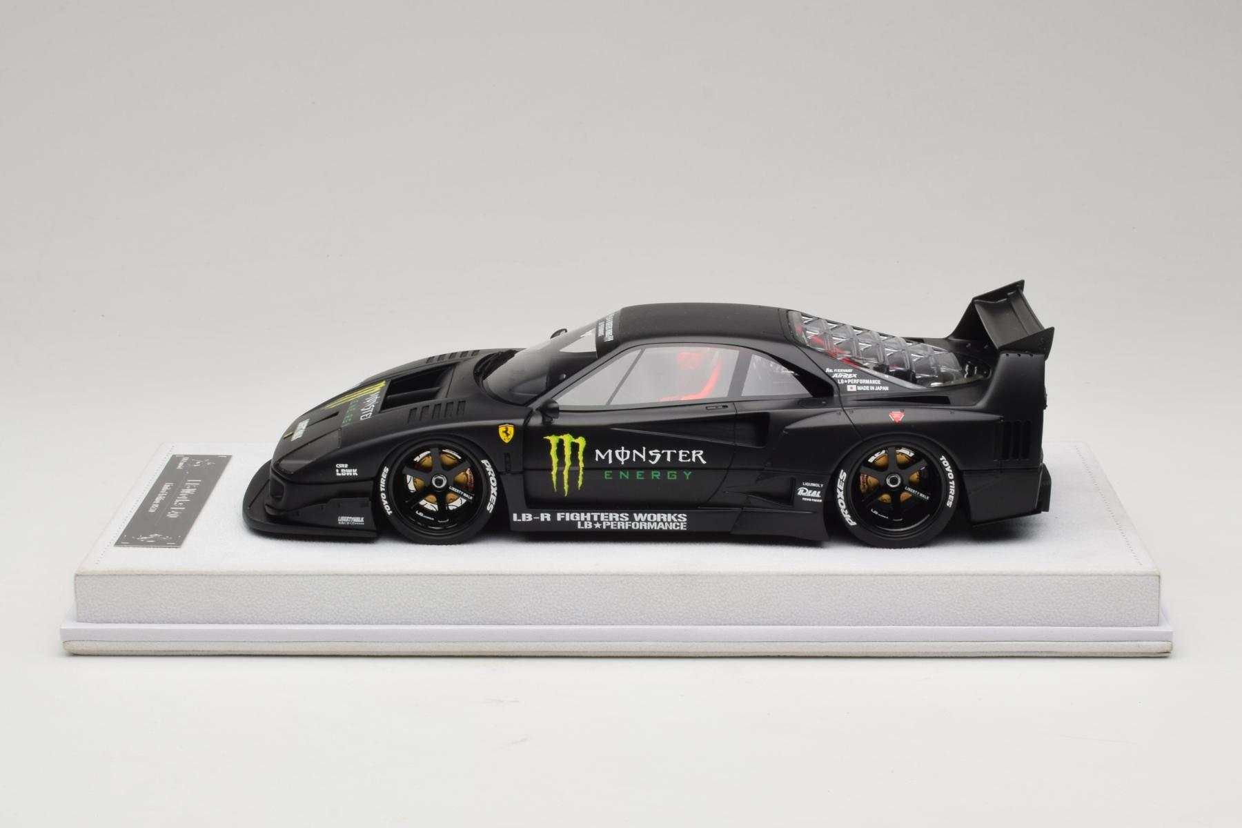 Ferrari F40 LB Works 1:18 Monster Energy Resin