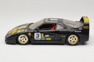 Ferrari F40 Magneti Marelli #3 Black Bburago 1:18 3022-B1 Diecast - image 4 of 8