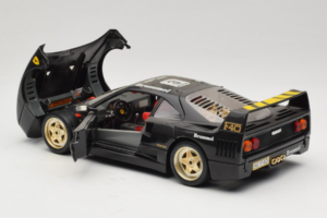 Ferrari F40 Magneti Marelli #3 Black Bburago 1:18 3022-B1 Diecast - image 5 of 8