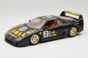 Ferrari F40 Magneti Marelli #3 Black Bburago 1:18 3022-B1 Diecast
