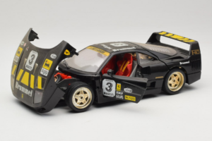 Ferrari F40 Magneti Marelli #3 Black Bburago 1:18 3022-B1 Diecast - image 2 of 8