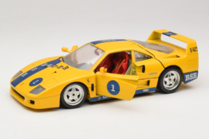 Ferrari F40 #1 Yellow Bauer Limited Edition 100pcs Bburago 1:18 BSR001 Diecast - image 2 of 8