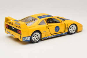Ferrari F40 #1 Yellow Bauer Limited Edition 100pcs Bburago 1:18 BSR001 Diecast - image 3 of 8
