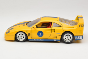 Ferrari F40 #1 Yellow Bauer Limited Edition 100pcs Bburago 1:18 BSR001 Diecast - image 4 of 8