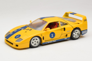 Ferrari F40 #1 Yellow Bauer Limited Edition 100pcs Bburago 1:18 BSR001 Diecast