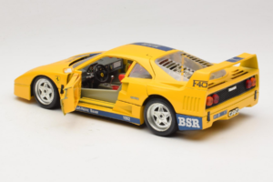 Ferrari F40 #1 Yellow Bauer Limited Edition 100pcs Bburago 1:18 BSR001 Diecast - image 5 of 8