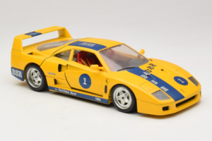 Ferrari F40 #1 Yellow Bauer Limited Edition 100pcs Bburago 1:18 BSR001 Diecast - image 6 of 8