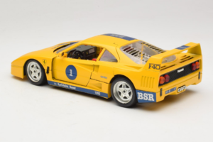 Ferrari F40 #1 Yellow Bauer Limited Edition 100pcs Bburago 1:18 BSR001 Diecast - image 7 of 8