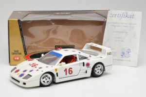 Ferrari F40 #16 Borsenmodells White Limited Edition 333 pcs 1987 Bburago 1:18 3332-W1 Diecast - image 8 of 8
