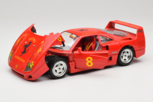 Ferrari F40 #8 Bevro International Red 1987 Bburago 1:18 3332-P3 Diecast - image 2 of 8