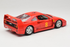 Ferrari F40 #8 Bevro International Red 1987 Bburago 1:18 3332-P3 Diecast - image 3 of 8