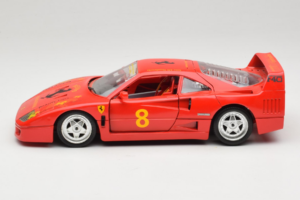 Ferrari F40 #8 Bevro International Red 1987 Bburago 1:18 3332-P3 Diecast - image 4 of 8