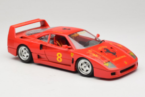 Ferrari F40 #8 Bevro International Red 1987 Bburago 1:18 3332-P3 Diecast - image 6 of 8