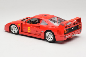 Ferrari F40 #8 Bevro International Red 1987 Bburago 1:18 3332-P3 Diecast - image 7 of 8