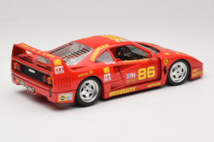 Ferrari F40 LM #86 Ch. Pozzi IMSA 24 Hours of Le Mans 1985 Red Bburago 1:18 3332-P6 Diecast - image 3 of 8