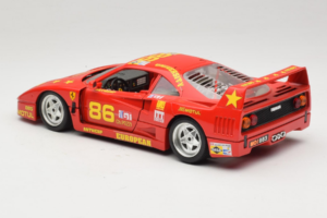 Ferrari F40 LM #86 Ch. Pozzi IMSA 24 Hours of Le Mans 1985 Red Bburago 1:18 3332-P6 Diecast - image 7 of 8