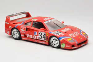 Ferrari F40 LM Pilot #34 Ferte / Thavenin / Palau 24 Hours of Le Mans 1995 Red Bburago 1:18 3032-P3 Diecast - image 6 of 8