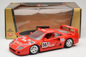 Ferrari F40 #56 Pilot Red 1987 Bburago 1:18 3332-P2 Diecast - image 8 of 8