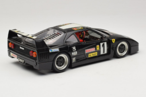 Ferrari F40 Pirelli Agip #1 Black Bburago 1:18 3332-B1 Diecast - image 3 of 8