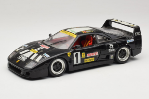 Ferrari F40 Pirelli Agip #1 Black Bburago 1:18 3332-B1 Diecast