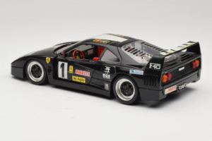 Ferrari F40 Pirelli Agip #1 Black Bburago 1:18 3332-B1 Diecast - image 7 of 8