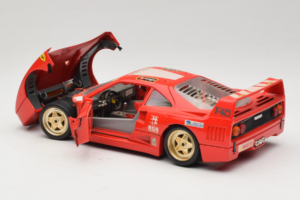 Ferrari F40 Pirelli Agip #1 Ferrari Club Italia Red Bburago 1:18 3032-P2 Diecast - image 5 of 8