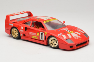 Ferrari F40 Pirelli Agip #1 Ferrari Club Italia Red Bburago 1:18 3032-P2 Diecast - image 6 of 8