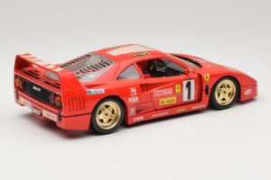 Ferrari F40 Evoluzione #1 Pirelli Agip Red with Gold Wheels 1992 Bburago 1:18 3042-P2 Diecast - image 3 of 8