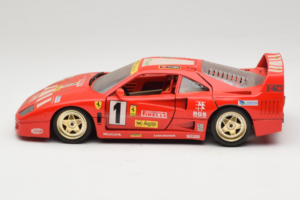 Ferrari F40 Evoluzione #1 Pirelli Agip Red with Gold Wheels 1992 Bburago 1:18 3042-P2 Diecast - image 4 of 8