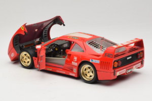Ferrari F40 Evoluzione #1 Pirelli Agip Red with Gold Wheels 1992 Bburago 1:18 3042-P2 Diecast - image 5 of 8