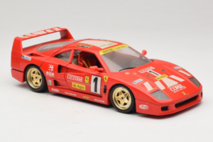 Ferrari F40 Evoluzione #1 Pirelli Agip Red with Gold Wheels 1992 Bburago 1:18 3042-P2 Diecast - image 6 of 8